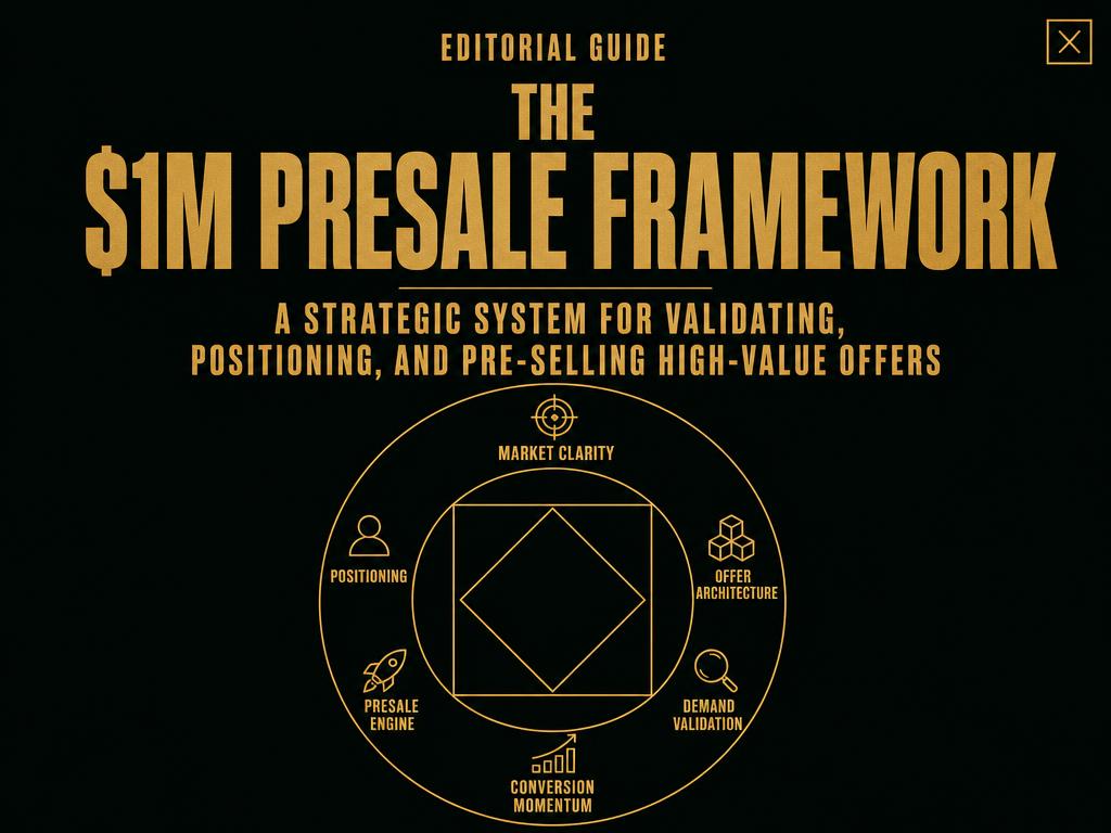 The $1M Presale Framework cover